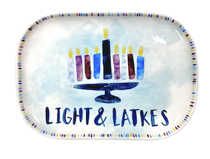 Fresno Hanukkah Light & Latkes Platter