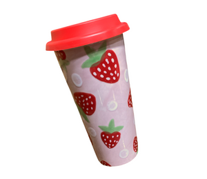 Fresno Strawberry Travel Mug