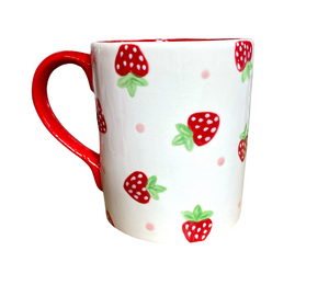 Fresno Strawberry Dot Mug