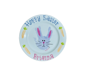Fresno Easter Bunny Plate