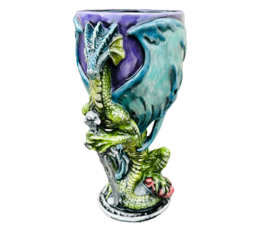 Fresno Antique Dragon Goblet