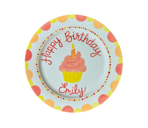 Fresno Birthday Cupcake Plate