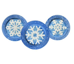 Fresno Paper Snowflake Plate